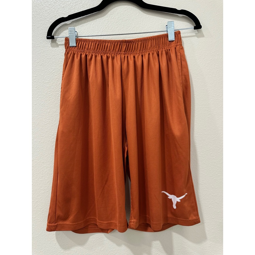We Are Texas Longhorns Youth Burnt Orange Mesh Basketball Shorts Size L 16-18